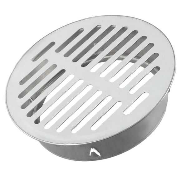 Round Floor Drain 304 Stainless Steel Snap in Floor Shower Cover 180mm/7.1" NEW - Picture 1 of 3